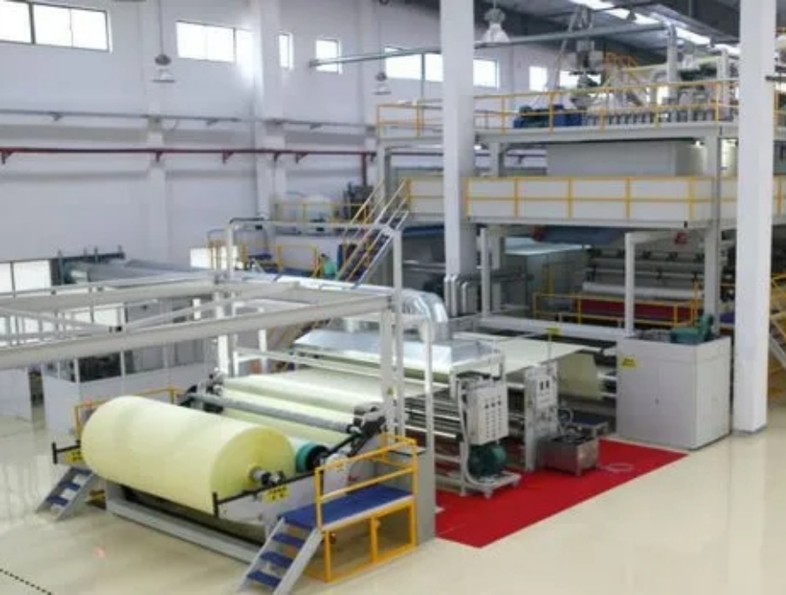 nonwoven fabric production